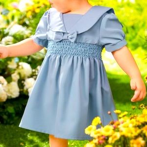 Baby Girl Puff Sleeve Dress